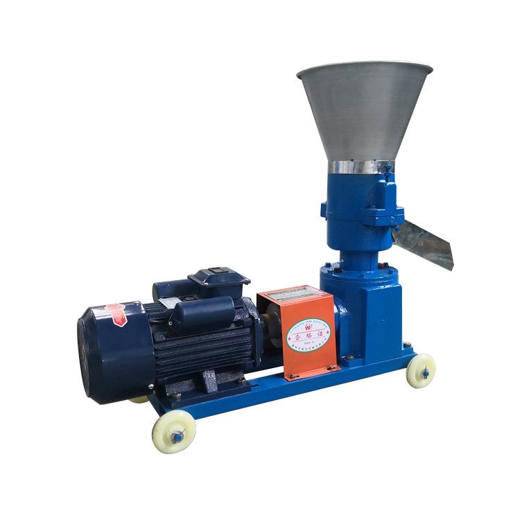 养殖设备饲料颗粒机小型家用颗粒饲料机养殖厂造粒机秸秆大型制粒