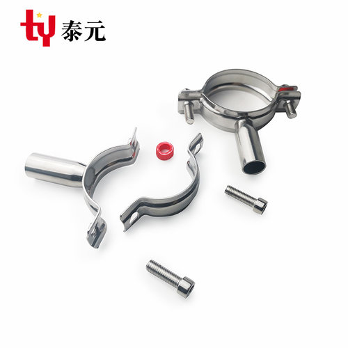 304/201不锈钢管子夹水管固定管支架圆管焊接抱箍卡托PVC锁紧箍