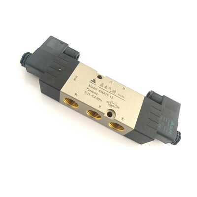 电磁阀4M220-08/4M320-08/4M320-10/4M420-15/DC24V/AB亚德客型