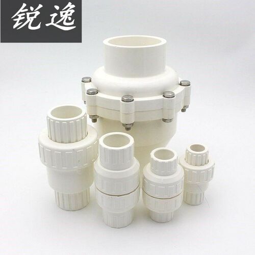 式止逆阀单板水管水管50mm指挥防臭下水pvc阀翻板单向阀