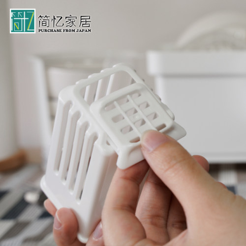 日本进口挂式筷子篓餐具置物架厨房刀叉沥水架筷架勺子收纳盒筷筒