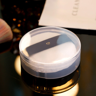 CPB粉扑盒子空盒气垫散粉扑分装盒 塑料透明蜜粉扑收纳盒大号便携