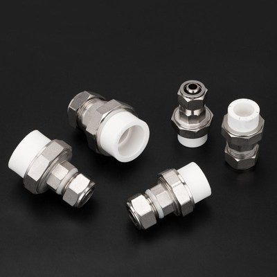 铝塑管转PPR转换接头4分6分1216202532管转接弯头管配件塑料水管