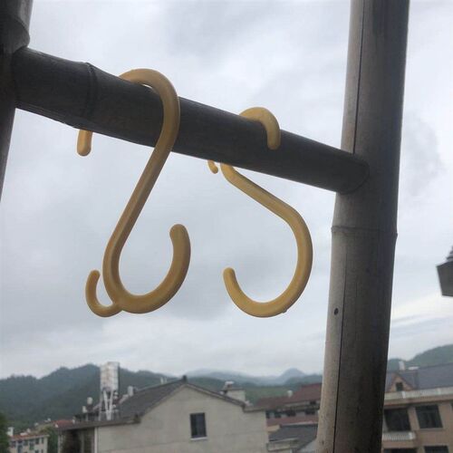 电线绝缘挂钩电缆挂钩s弯钩S型电缆线挂钩电线挂钩绝缘钩塑料钩子