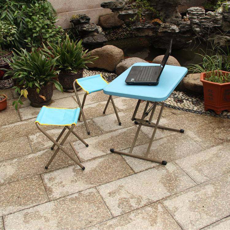 厂家直销户外折叠休闲便携桌椅野营便携烧烤娱乐自动升降桌折叠凳