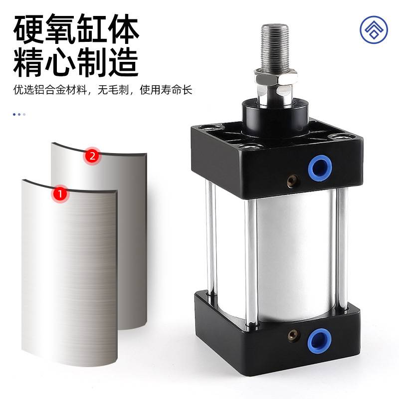 工厂直销SC125*125 150 175 200S大推力标准气缸带磁气动元件现货