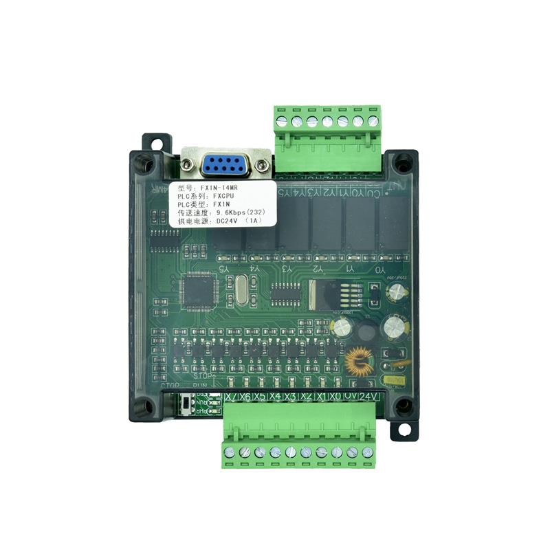 国产plc工控板FX1N-14MR/14MT单板简易可编程微型plc控制器
