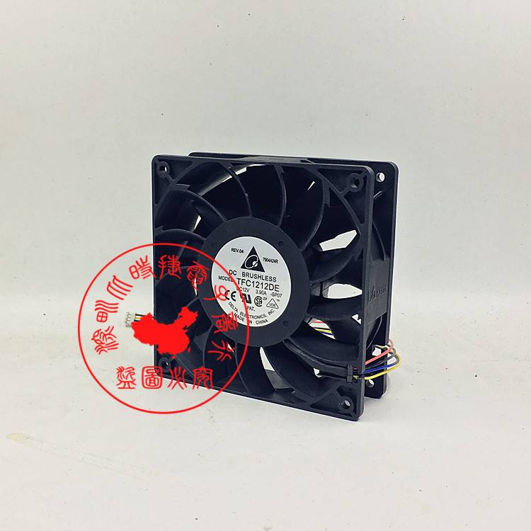 台达 TFC1212DE 12V 3.9A 12038 12CM/厘米大风量超暴力散热风扇