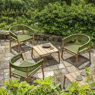 户外休闲桌椅柚木艺术藤编庭院别墅酒店室外露台防水防晒家具沙发