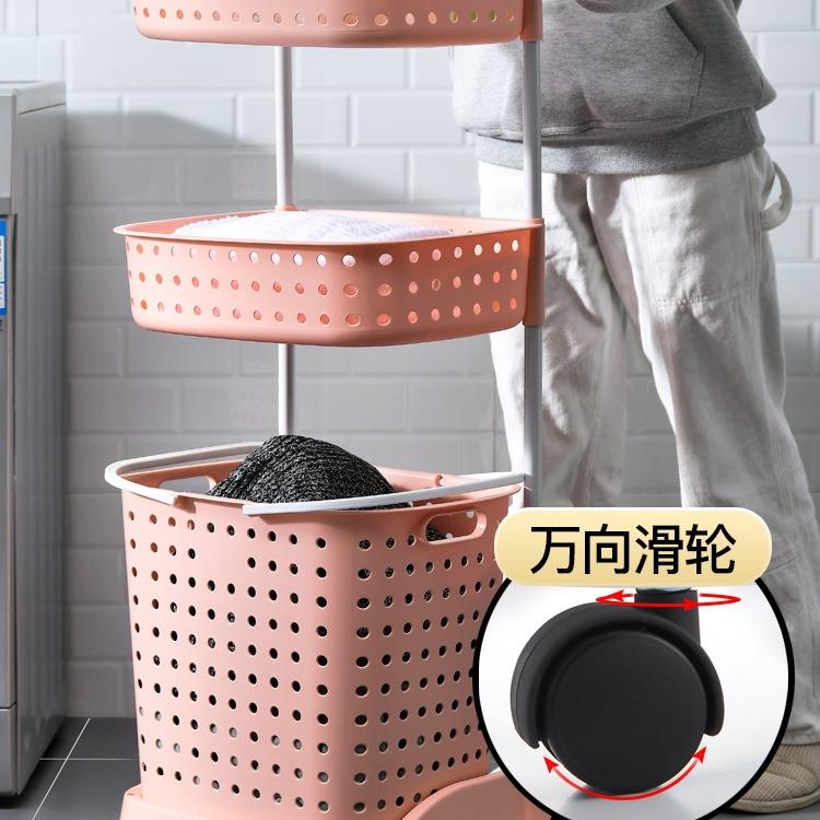 脏衣服收纳筐家用塑料收纳篮脏衣篓浴室卫生间置物架收纳架置物架