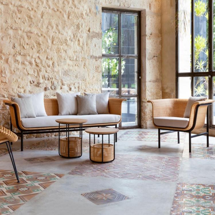 户外闲创意防椅双人藤休编沙发花园庭院室外防水晒单人204藤家具