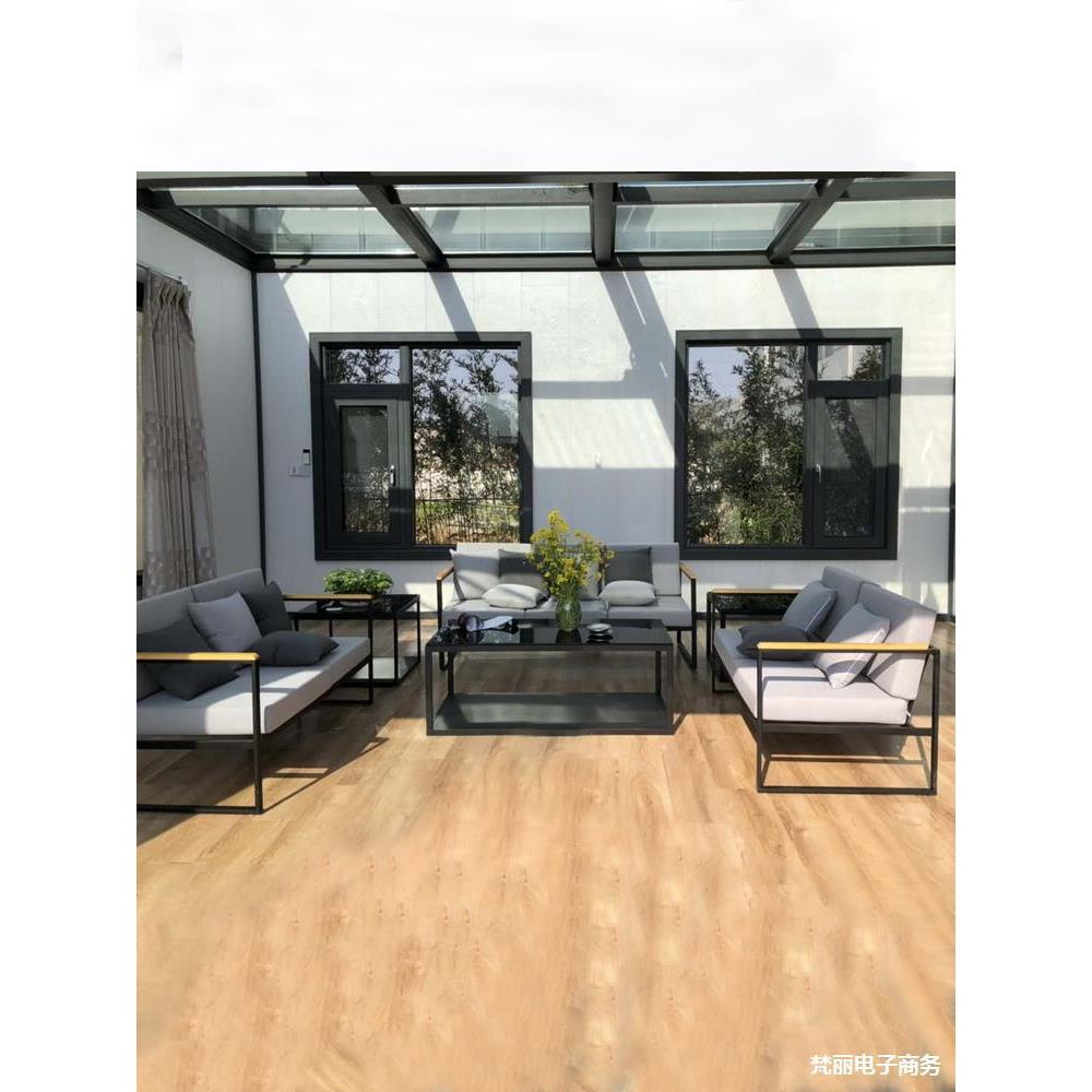 户外休闲藤编沙发庭院阳台露台藤椅组合防晒防水花园别墅家具