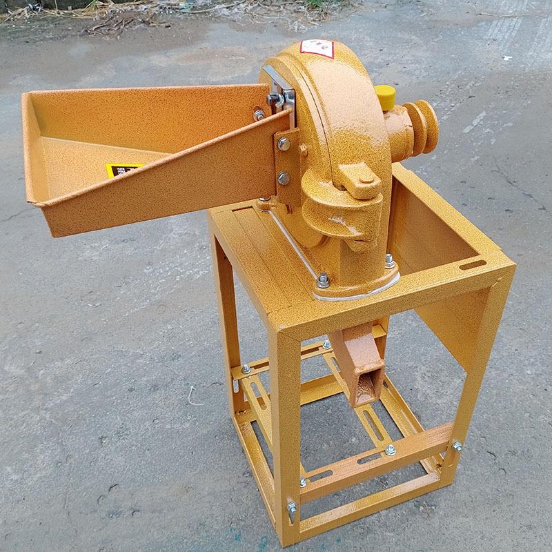 家用电自吸式绿豆粉碎机 加厚型稻谷打粉机 新型玉米面粉碎机