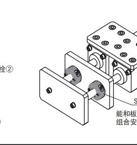 光轴固定环开口型双孔固定型/双螺纹固定型SCSM PSCSM SCSW PSCS