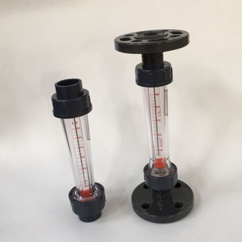 LZS-15-50塑料管道式浮子流量计(短管法兰连接)液体水转子流量计