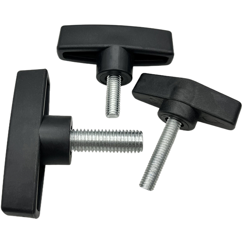 一字手拧螺丝T形手柄螺钉塑料头胶木旋钮把手手扭调节M6M8M10M12