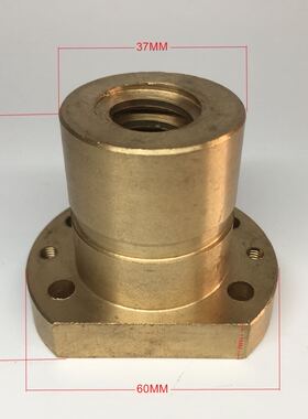 台湾宇青创佳M614手动平面磨床丝杆Y轴前后丝杆铜螺母铜套