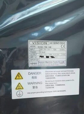 斗山机床车床全新伺服驱动器DVSC-TM-14E 300419-00035B原装正品
