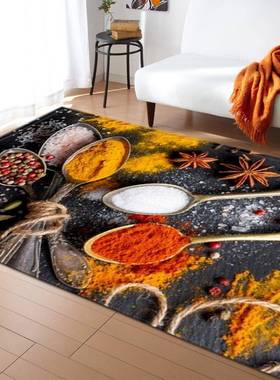 跨境热销垫餐具家用进室门垫厨PJ19906房吸水地浴室脚卧客厅防滑