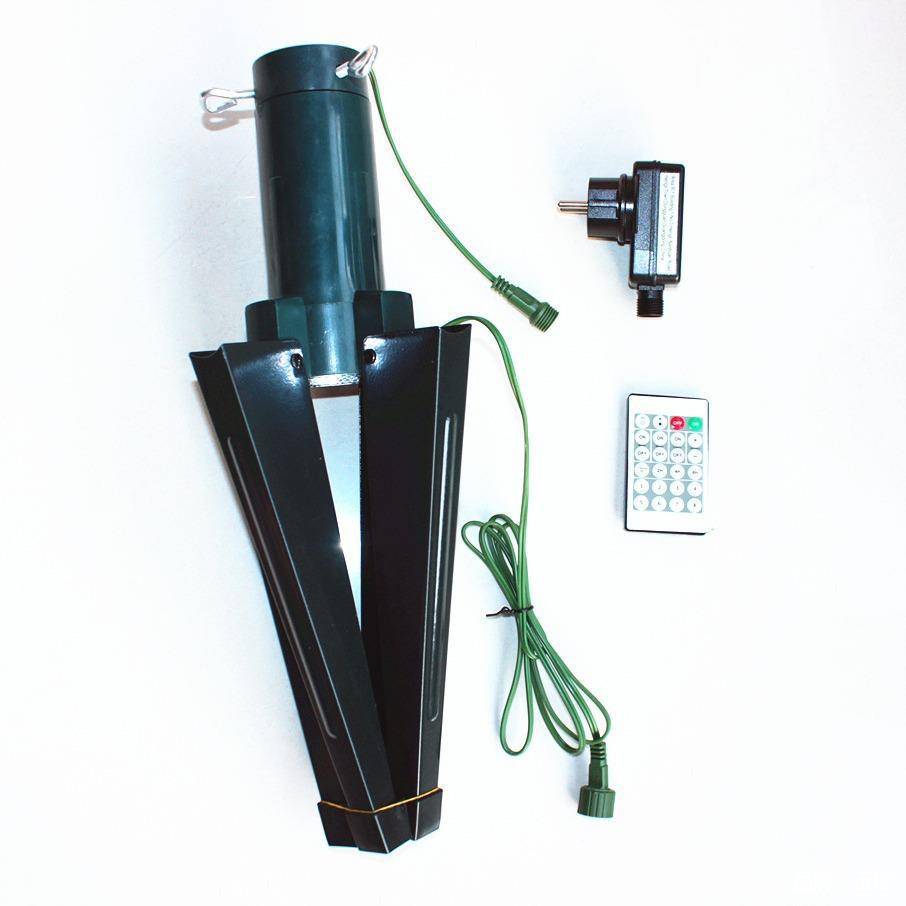 圣诞树电动旋转底座树脚支架 铁脚 可自由控制转向 口径可调节