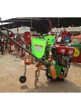 功率能播种施肥机大稻旱地播种机水VHZ多功滚轮式汽油播种机