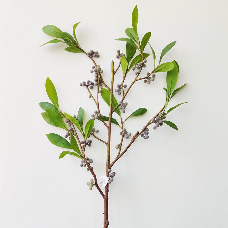 轻奢手感月桂仿真植物花束摆设家居客厅餐桌花摆花创意花艺摆件