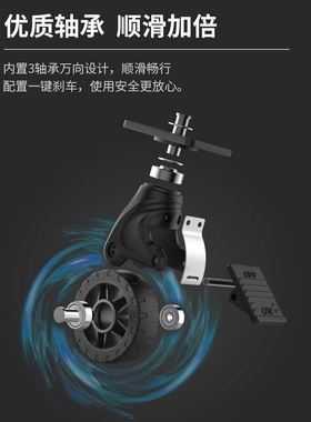 手拉车折叠便携伸缩手推车紫色平板拖车拉杆小推车拉车搬家推拉车