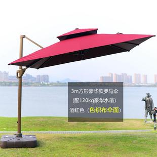 户外遮阳伞伞门卫岗罗马伞亭防雨摆家摊大太阳伞庭院闲花园农乐休