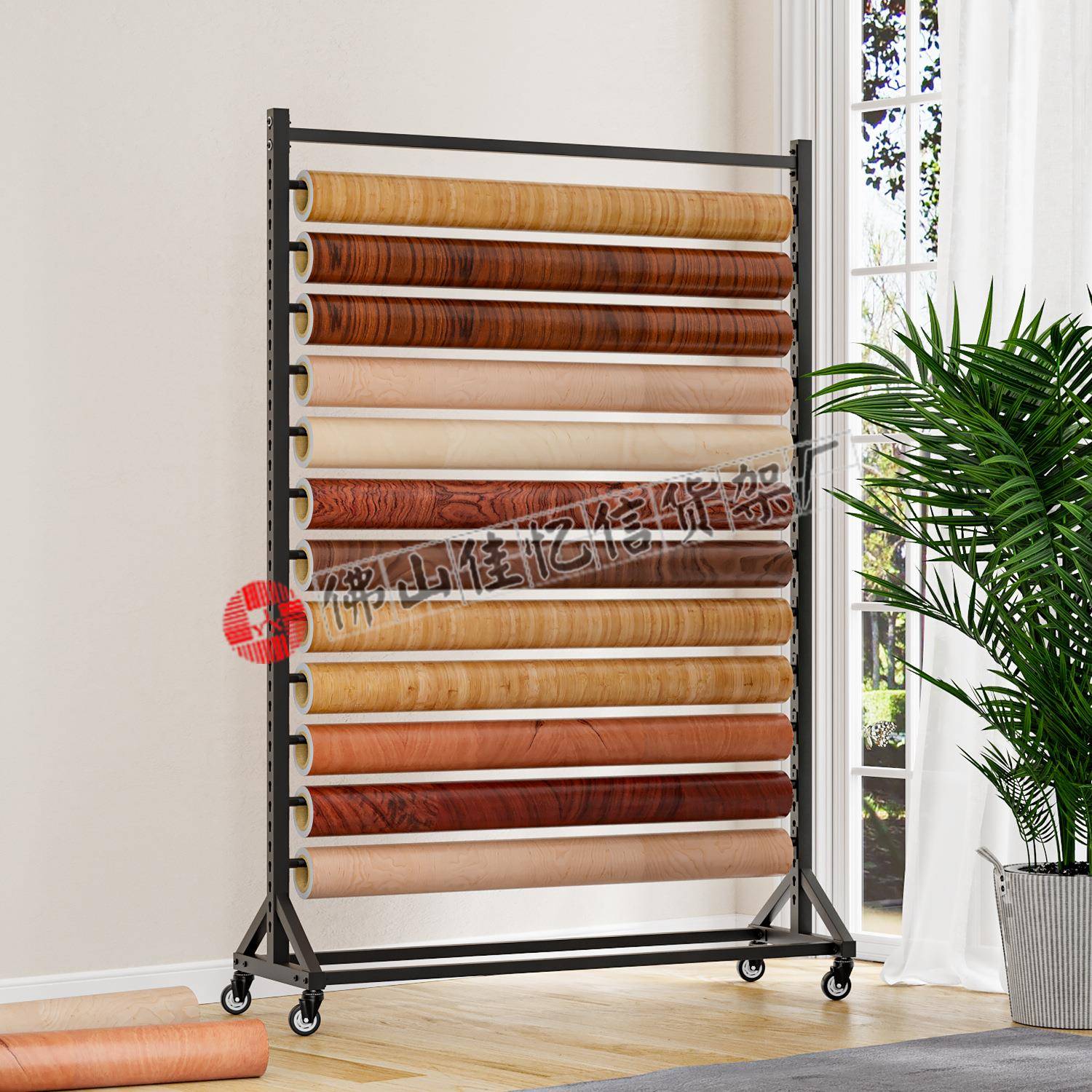 木纹贴纸贴仿木墙纸家具翻新皮可移动陈展列自粘架木饰面001板桌