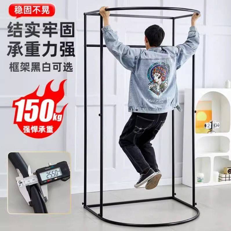 服装店商场移动试衣间门帘更衣室展示架便捷式落地布帘简易换衣间
