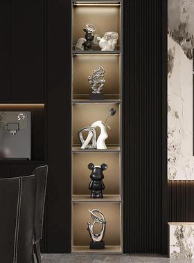 艺品展奢摆件客柜高档家工用8R7y3ps3轻装饰示品现代简约酒柜电视