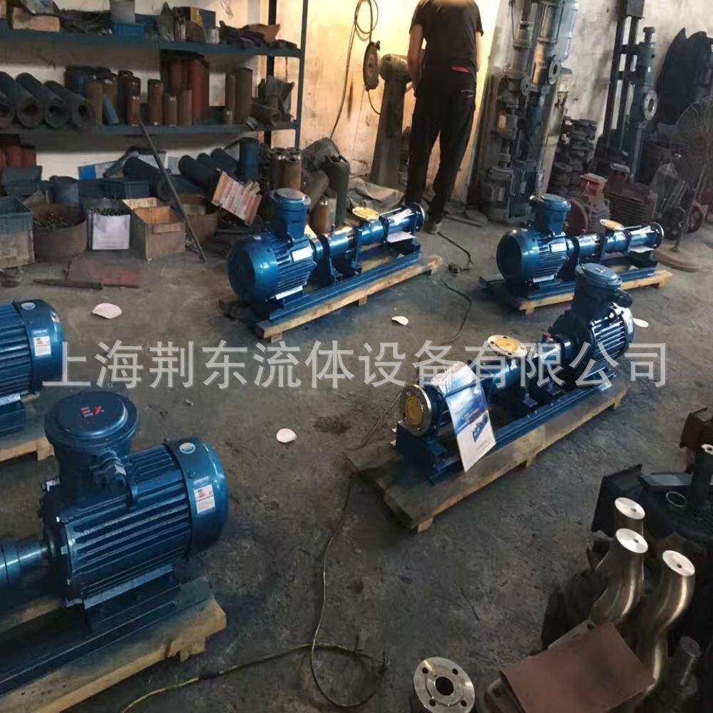 型单螺杆粘高稠浓浆泵G型螺杆泵G泵污泥输送螺旋泵压WWD滤机污泥