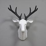 家居壁装饰品挂饰AMT饰室计内壁设墙面立炉体挂件KTV壁挂鹿头装饰