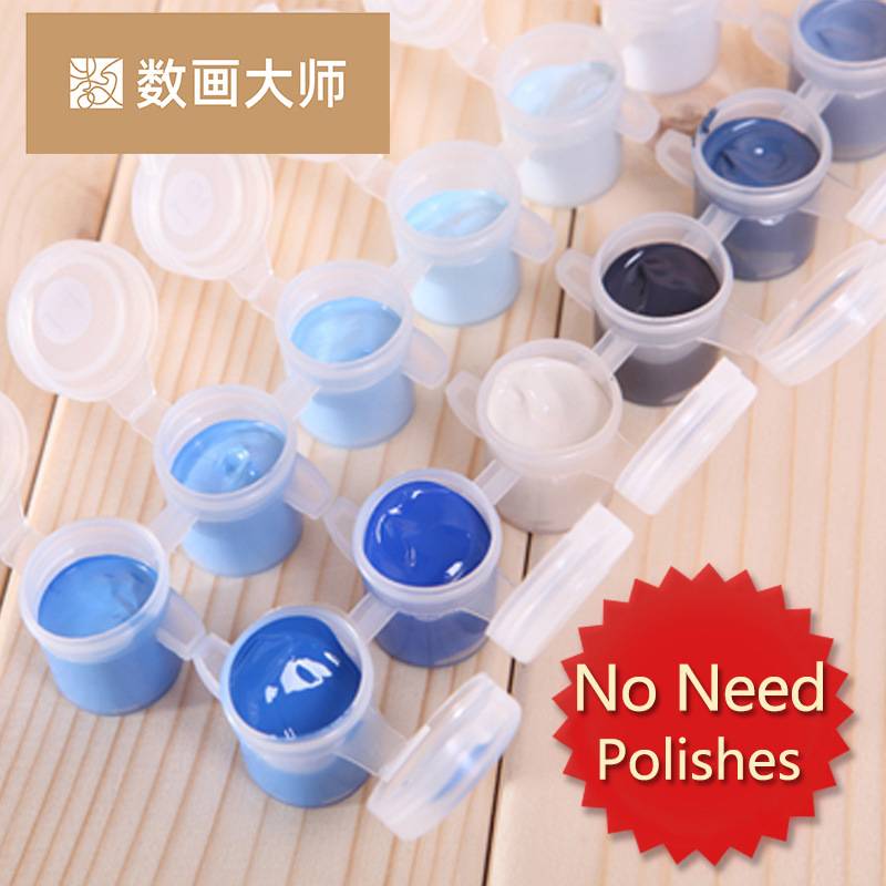 数字油画 茶室书房手绘中国风装饰油画手工客厅沙发背景挂画