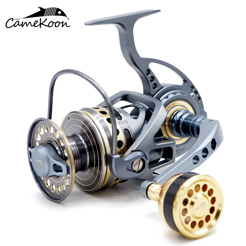 CAMEKOON GT16000深海大物慢摇铁板纺车轮CNC全防海水海钓波爬轮
