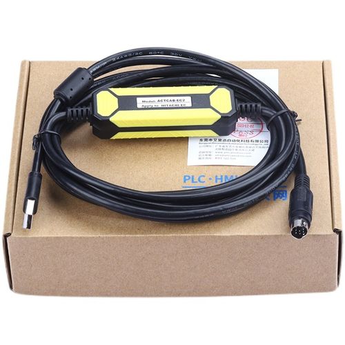 适用Hitachi日立EC系列PLC编程电缆数据下载通讯线USB-ACTCAB-EC2