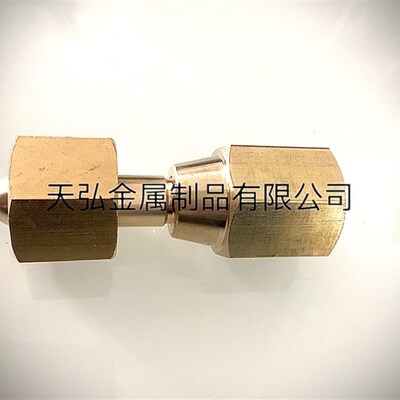 美制CGA580转接头 CGA580内螺纹转内5/8接头 CGA580减压器转接头