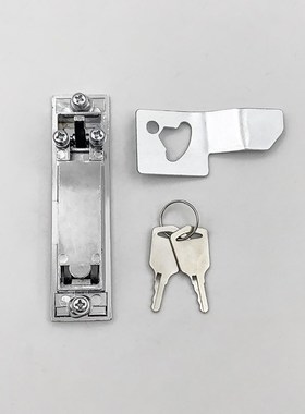 MS504电气柜配电箱机柜机箱五金工业锁具控制柜长条平面按钮门锁