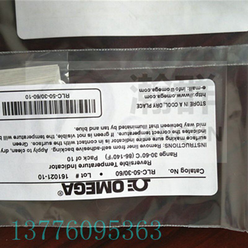 美国OMEGA可逆测温纸RLC系列温度标签可反复使用测温纸示温贴