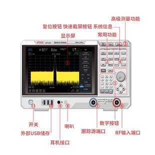 SAT1032 频谱分析仪高精度触发源频率计数器3.2GHz频率跟踪源 台式