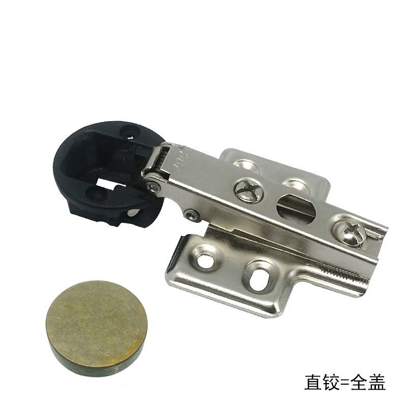 玻璃门铰链古铜圆盖开孔玻璃门铰合页14杯深30口飞机烟斗合页配件
