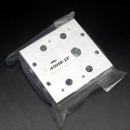 电磁阀底座4V410-15连接汇流板400M-2F3F4F5F6F7F8F9F10F12F位联