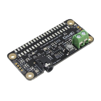 树莓派Zero音频解码扩展板 IQaudio Codec I2S声卡麦克风语音模块