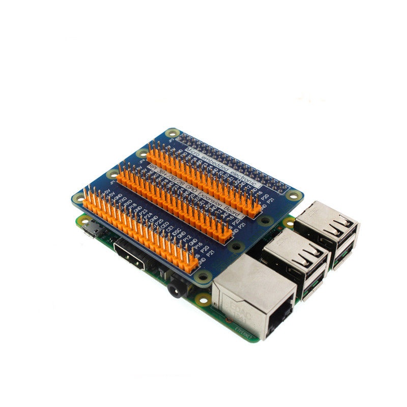 包邮 树莓派4代B/3B+ 一分三GPIO板载扩展板 40P 送螺丝 拓展板