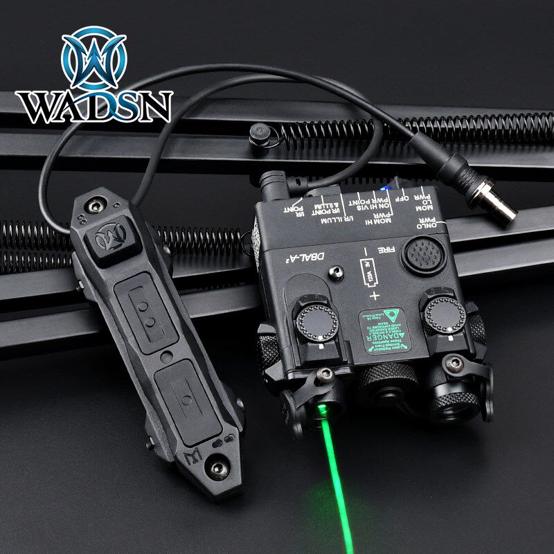 沃德森DBAL-A2绿镭射指示器M300A手电筒线控鼠尾长亮红IR激光套装