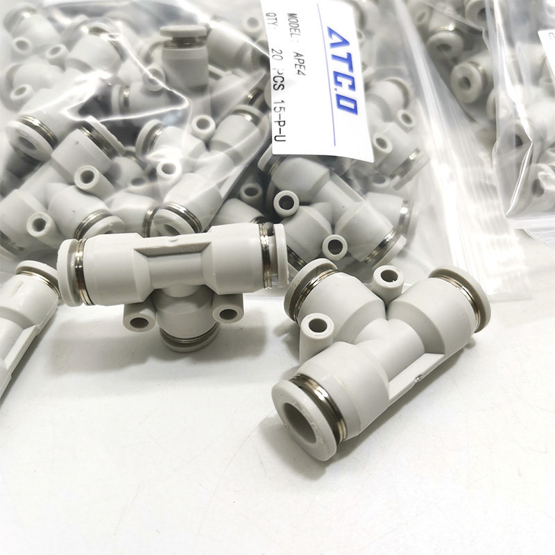 气管接头三通变径PEG/APEG6-4/8-6/10-8/12-10/8-4/10-6/12-8快插