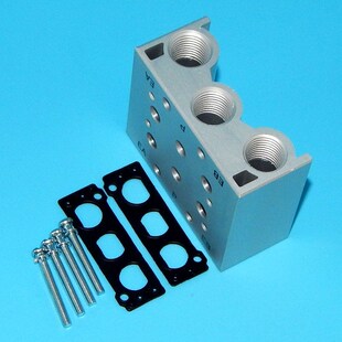02F 20F位联汇流板 电磁阀SY7120连接底座SS5Y7