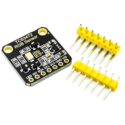 TCS34725/TCS230颜色识别传感器 TCS3472颜色感应RGB测量IIC模块