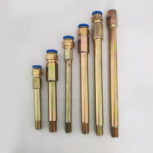 4模具运水水咀水嘴延长丝pc快插 模具内外丝加长杆管接头PT1