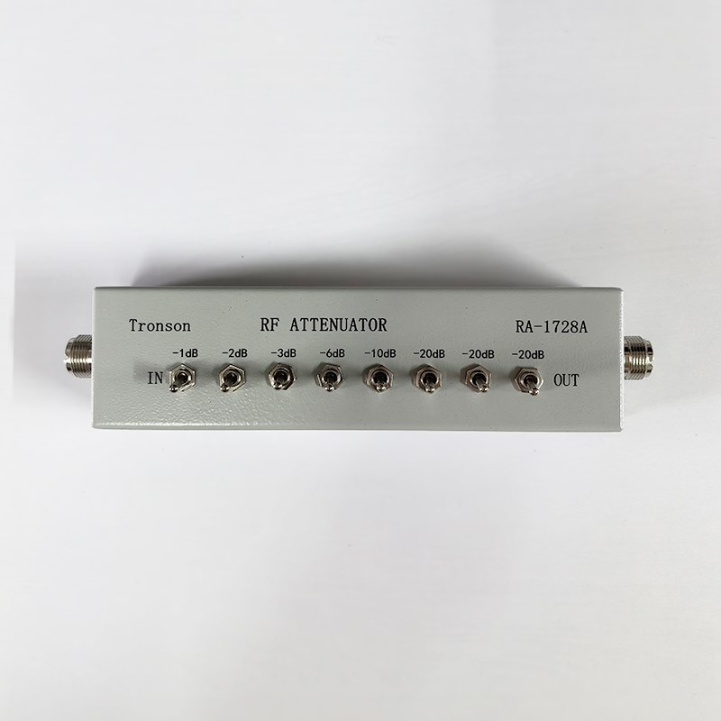 创信 RA-1728A 高频衰减器1/2/3/6/10/20dB档位全开共82dB 82分贝
